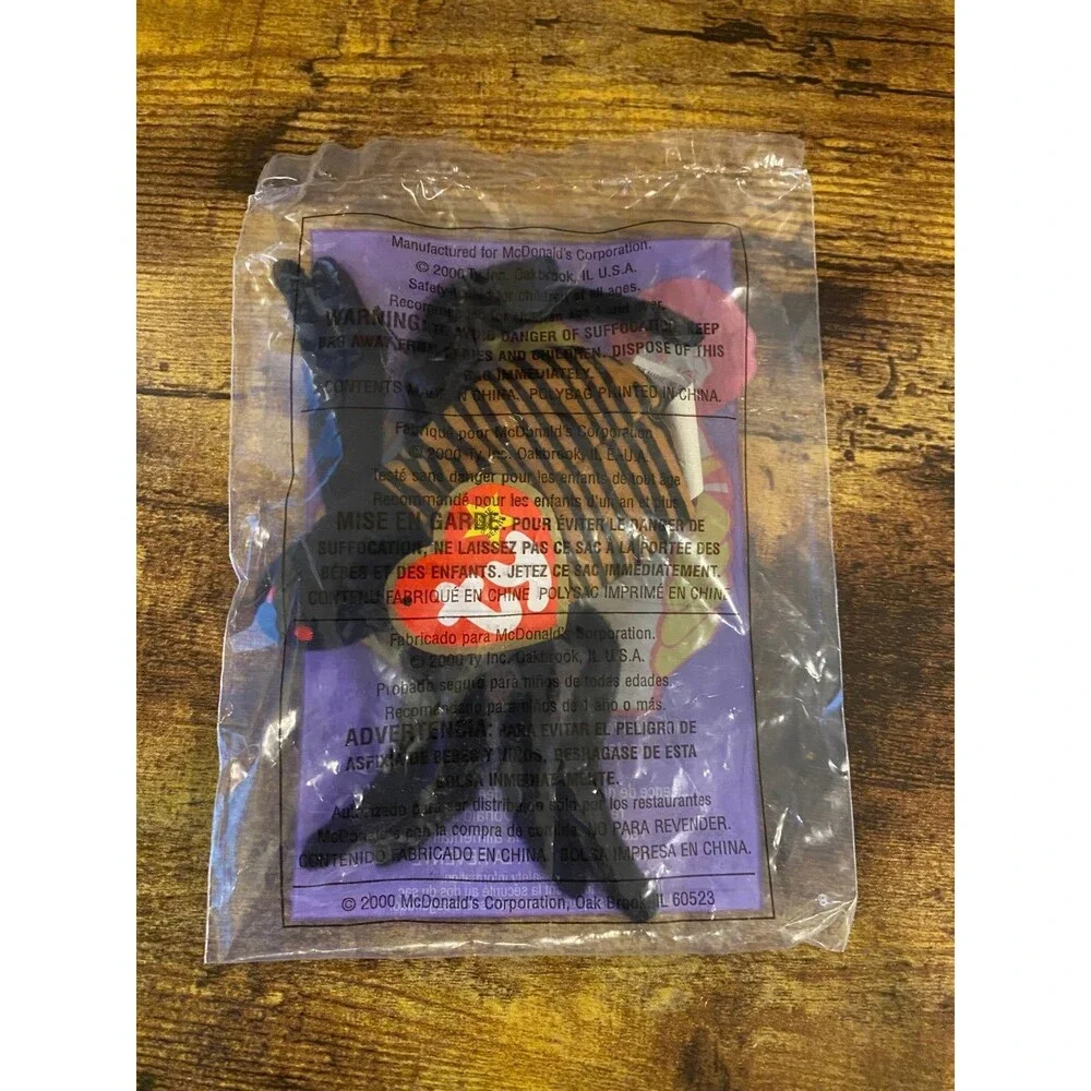 SPINNER the spider #7 2000 TY Teenie Beanie Babies McDonalds NEW in bag